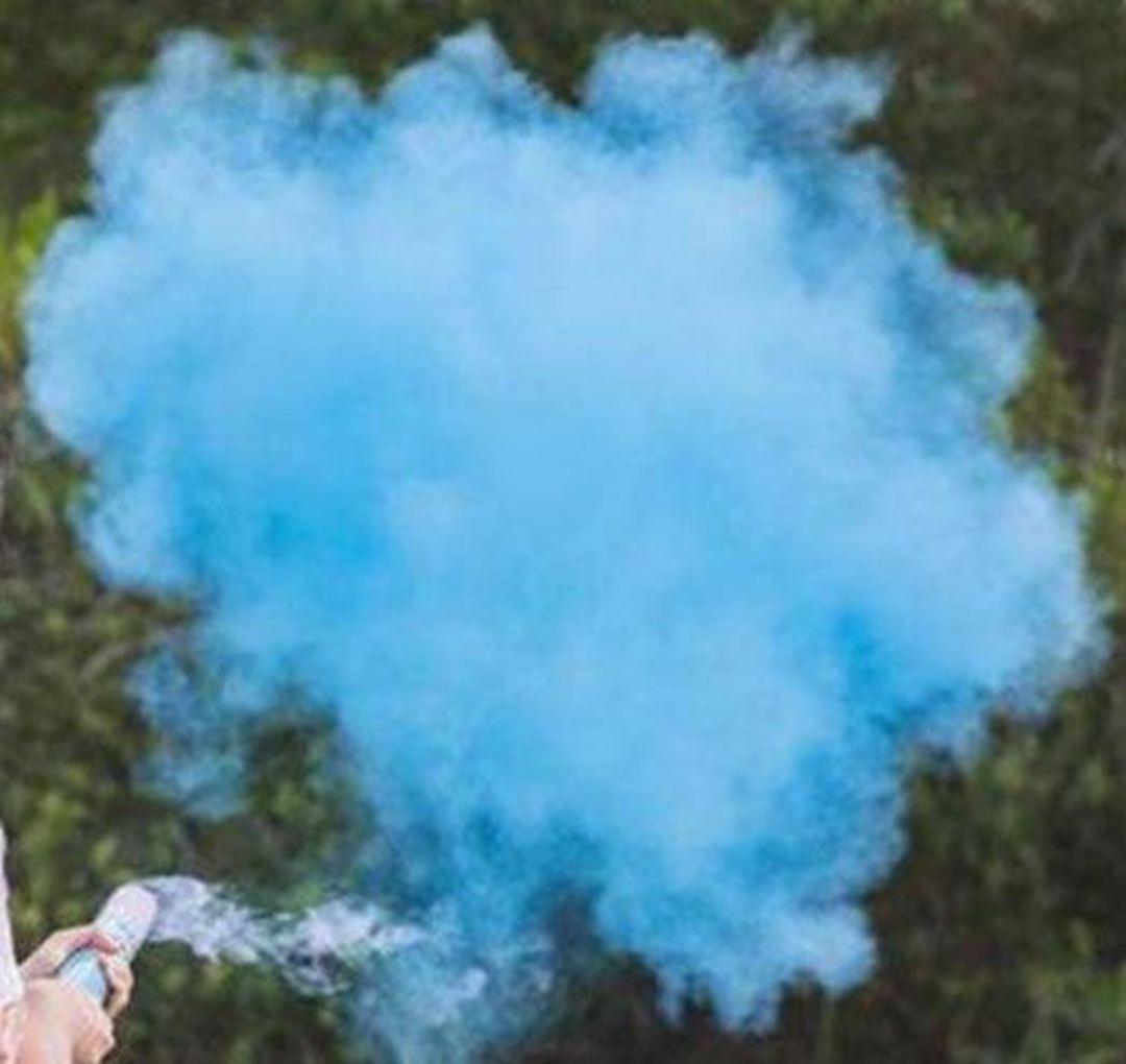 Gender Reveal Smoke Cannon - Pink or Blue image 3